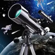 Telescope,PortableTelescope for Adult with A Finder Scope,Low Light NightWaterproof HD,with Backpack and Moon Filter