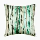 Cushion Case Green 16"x16", Room Decor Satin Abstract Modern - Verandah
