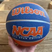 Wilson NCAA All Star Edition Mini Basketball Orange & Blue