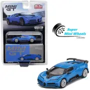 Mini GT 1:64 Bugatti Centodieci Blue Bugatti #586