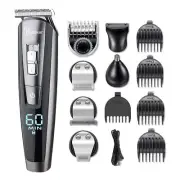Hair Clipper Beard Trimmer Kit for Men Cordless Hair Mustache Trimmer Hair Cu...