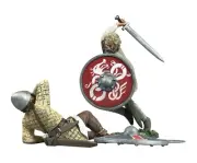 William Britain: 62115 The Contest Decided, Viking & Saxon Hand-to-Hand 2pc set