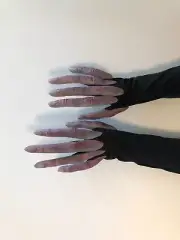 Gray Alien Hands Long Fingers Spaceman Monster Adult Halloween Costume Gloves