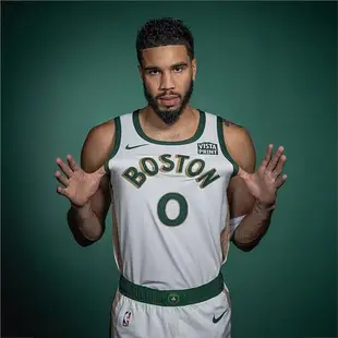 Nike 球衣 Jayson Tatum Boston Celtics NBA 城市版 塞爾提克 白 綠 背心 DX8488-133