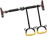 Door Horizontal Bar Chin Up Bar Heavy Duty Pull Up Bar Fitness Lightweight Arm Workout with Hanging Pull Up Rings