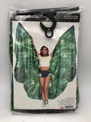 Leg Avenue Peacock Bird Feather Halter Wing Cape Wings Fancy Dress Accessory