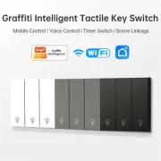 DH-313 Tuya WiFi Smart Switch Light Control Panel Remote Control 86 Wall Switch