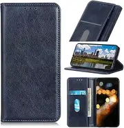 [YBROY] Case for Nokia C31, Magnetic Flip Leather Premium Wallet Phone Case, with Card Slot and Folding Stand, Case Cover for Nokia C31.(Blue)