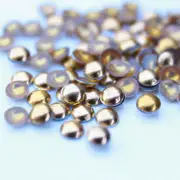 Glower® Stud Hotfix Modern Gold 2-6mm
