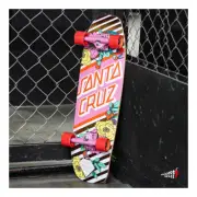 Santa Cruz PINK Flowers old school Skateboard Cruiser 8.4" x 29.4" complete