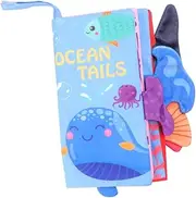 Early Learning Book First Cloth Book Ocean Animals Years Old Soft Washable Early Educational Toy