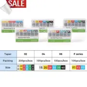 1-100Packs Dental Endodontic Absorbent Paper Points With Scale Endo Root Canal