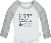 [iDzn] No One Could Ever Spoil Them Like Grandparents Do Funny T-Shirts Baby Graphic Tees Newborn Toddler Tops Kids Clothing