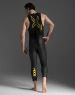 Propel:1 Sleeveless Wetsuit, 2XU, MT, Black/Ambition, Male