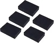 5pcs Stain Remover Pad Brush Household Bowl Dish Washing Sponge Dish Sponge Black Bathroom Sponge Kitchen Scrub Cleaning for Household Use Multipurpose Corundum