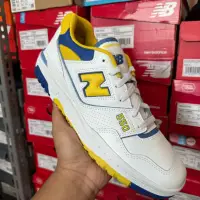 在飛比找蝦皮購物優惠-紐巴倫 New BALANCE 550 男士運動鞋原裝白色黃