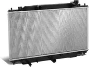 DNA Motoring OEM-RA-13404 Factory Style Aluminum Cooling Radiator Replacement Compatible with 14-18 Mazda 3, 29-1/16" W X 14-3/4" H X 5/8" D, 1-5/16" Inlet / 1-5/16" Outlet
