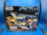 Star Wars Rebel U-Wing Fighter Nerf with Cassian Andor Hasbro 2016 W/Box Damage