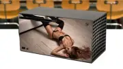Wrap Skin Decal For XBOX SERIES X CONSOLE Sexy Girl Lingerie Model Attractive