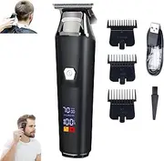 Household Digital Display Professional Electric Hair Clipper Set, Professional Cordless Beard Trimmer & Hair Clippers for Adults, Clippers & Trimmers Set, Fresh Haircut at Home (1 PC)