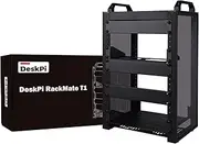 GeeekPi 8U Server Cabinet, 10 inch Server Rack for Network, Servers, Audio, and Video Equipment, DeskPi RackMate T1 Rackmount (Black)
