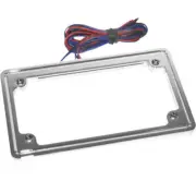 LETRIC LIGHTING CO. Perfect Plate Light License Plate Frame Chrome LLC-PPL-C