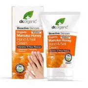 DR ORGANIC Hand & Nail Cream Organic Manuka Honey, 125ml