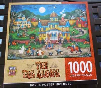 1,000 Piece Bonnie White Art Puzzle "The Tag Along" 26.75" x 19.75"