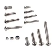 M3 M4 M5 Hex Button Cap Head Socket Screws Bolt Allen Stainless Nylck Nuts 1000x
