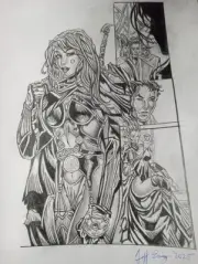 Aphrodite Cute As A Button Drawing By Jeff Ewing