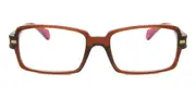 Alyson Magee AMO010 21 Men's Glasses Brown Size 53 - Private Health Rebate - Blue Light Block Available