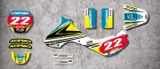 Suzuki JR 80 Full custom graphics kit STRYKE Style sticker kit decals graphic