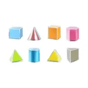 Educational Cube Geometric Shape Math Counting Cubes Removable Building Blocks