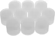 Homoyoyo 10pcs Shoe Polishing Sponge Brush Head Cap Kit Versatile Leather Care Brush Set for Men Soft Applicator for Boots Sneakers Dress Shoes Durable Cleaning Tools