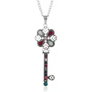 2Pcs New Jewelry Retro Simple Key Necklace