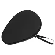 Table Tennis Racket Case Ping Pong Paddle Case Cover Bag Gourd Shape, Black