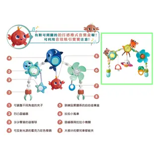 Tiny Love多功能吊飾  嬰兒手推車或汽座提籃 夾置玩具/床邊吊掛玩具/健力架 【佑寶】