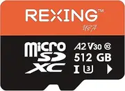 512GB MicroSD Card - 512GB Memory Card for Dash cam, Class 10, A2, V30, U3, 4K Video Recording, UHS-3, High-Speed Memory Card, Ultra-Large Memory Card
