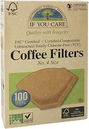 [If You Care] No. 4 Coffee Filters, 100 CT