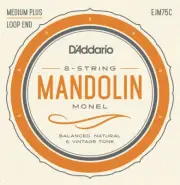 D'Addario EJM75C Monel Mandolin Strings, Medium Plus, 11-41