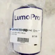 LumoPro CAD1028 3.5mm to 3.5mm Miniphone Off Camera Flash 16' Cord