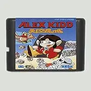 Royal Retro Alex Kidd 16 bit Game Card For Sega MegaDrive & Genesis System (EUR Shell)