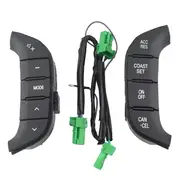 Car Steering Wheel Audio Control Switch Button 8701A383 8701A066 8602A045 for Mitsubishi Pajero 2007 Black