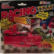 1991 RACING CHAMPION #11 HAULER & MINI STOCK CAR GEOFF BODINE FORD