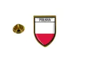 pins pin's flag national badge backpack hat shield world poland