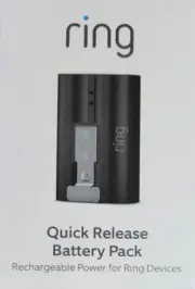 Ring Quick Release Battery Pack - Rechargeable Power for Ring Cameras