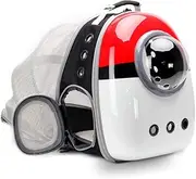 Expandable Cat Carrier Backpack Bubble, Space Capsule Bubble Pet Travel Carrier for Small Dog, Pet Hiking Traveling Backpack (Pokemon, Expandable Backpack - Solid Hard)