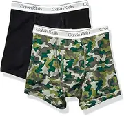 [Calvin Klein] Little Boy's Kids Modern Cotton Assorted Boxer Briefs Underwear, Multipack