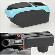 Arm Storage Box For T&oyota For Aygo X For Aygo Car Armrest Parts Auto Storage Box Arm Interior Armrest Storage Box(Black Blue)