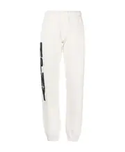 logo-print track pants XXL White